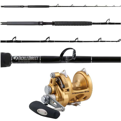 PENN INTERNATIONAL ロッド 約2.4m Penn Int. 30VISX/TackleDirect Platinum Hook Standup Combo