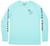 Salty Crew Hotwire Pinnacle Raglan Shirt - Aqua - Medium