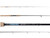 TackleDirect TDSS702M Silver Hook 2-Piece Spinning Rod w/ Travel Case