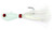 Intent Tackle Mylar Series Bucktail - 1/4oz - Glow