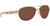 Fin-Nor Sea Shore Sunglasses - Soft Gold/Tiger Conch Frame/Copper Poly Lens