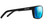 Bajio Toads Sunglasses - Black Matte Frame/Blue Mirror Glass Lens