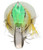 Shimano Sephia Clinch Squid Jig 2.5in F Banana Chartreuse