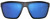 Fin-Nor Big Pine Sunglasses - Matte Black Frame/Blue Mirror Poly Lens
