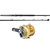 Shimano Tiagra 130A Rod & Reel Land Based Shark Combo w/ Platinum Hook TDPSSHARK