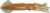 Mold Craft 5716B Squirt Squid Lure 16in Unrigged