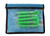 Fathom Offshore Squid Chain 6in - Fluorescent Green with Holo Fleck