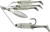 LIVETARGET BaitBall Spinner Rig - Small 1/4oz - Smoke Mylar Minnow