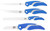 Cuda 6 piece Knife and Sharpener Set