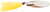 Acme Kastmaster Spoon 3/4oz w/ Treble Hooks with White Bucktail Teaser