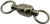 AFW Ball-Bearing Crane Swivels #6 260lb - 50 Pack