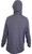 Aftco Barracuda GeoCool Hooded Long Sleeve Performance Shirt - Gray Heather - XL