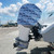 Outer Envy Outboard Motor Cover - Blue Camo - Suzuki DF 225