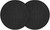 Fusion FM-F65RB FM Series 6.5in 120W Flush Mount Round Marine Speakers - Black Grill