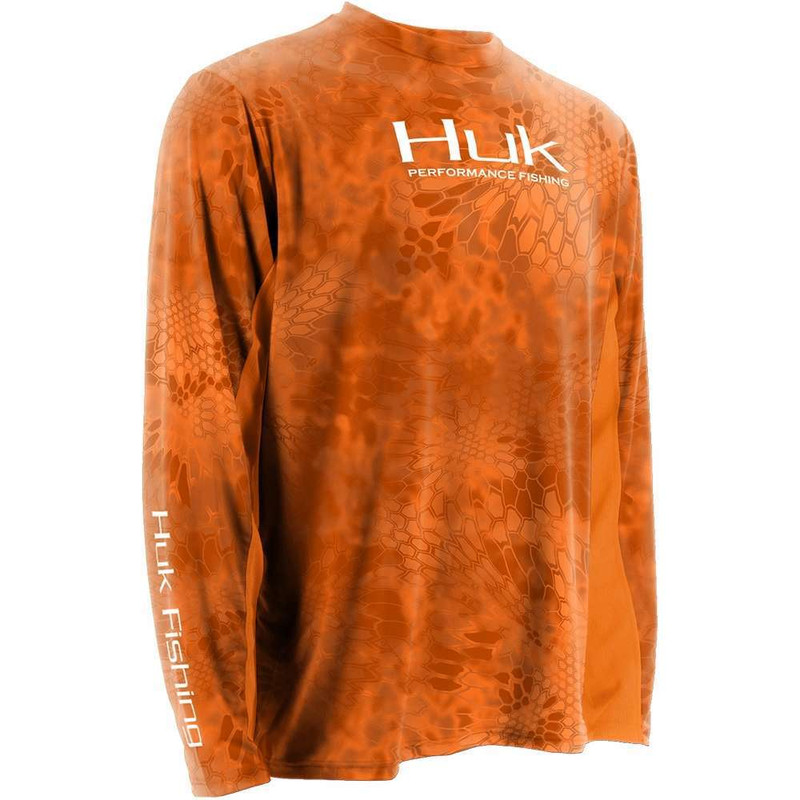 HUK Performance Fishing Kryptek Solid Long Sleeve Icon Shirt - Men's