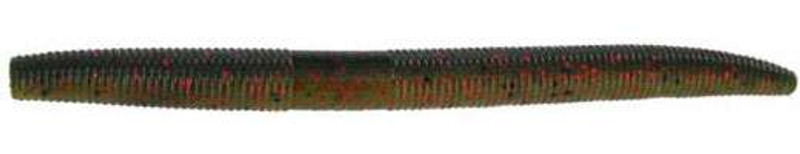 Yamamoto 9S-10-357 Senko 4 10Pk Lt Green Pumpkin w/Sm Red Flake - Black  Sheep Sporting Goods