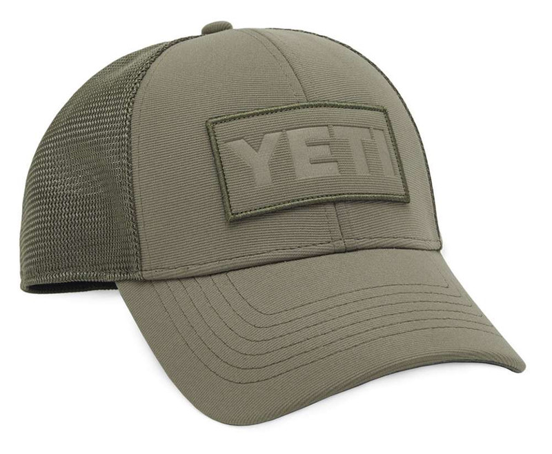 YETI Logo Patch Trucker Hat - TackleDirect