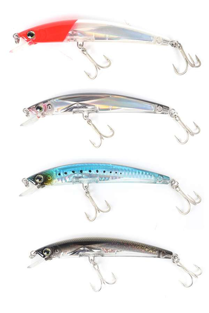 Yo-Zuri Crystal 3D Minnow Lures - 4 Pack Select Colors