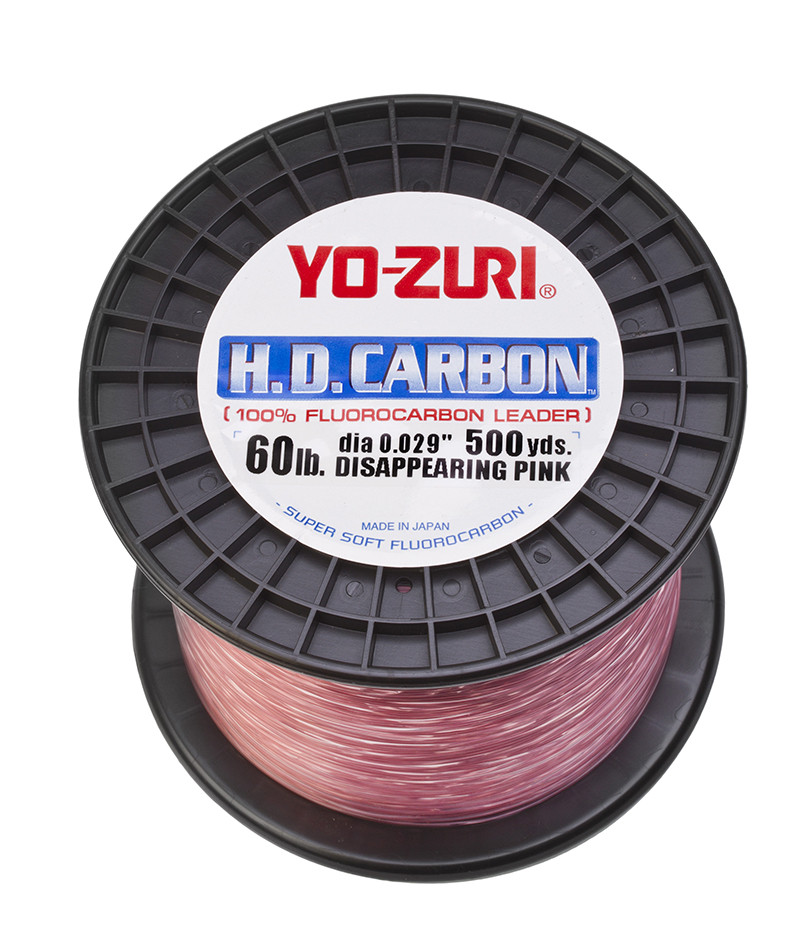Yo-Zuri H.D. Carbon 100% Fluorocarbon Leader - Disappearing Pink - 25 lb