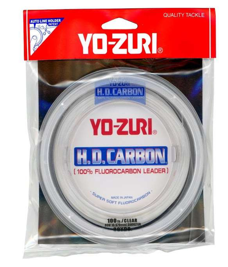 Yo-Zuri HD100LB-CL HD Fluorocarbon Leader