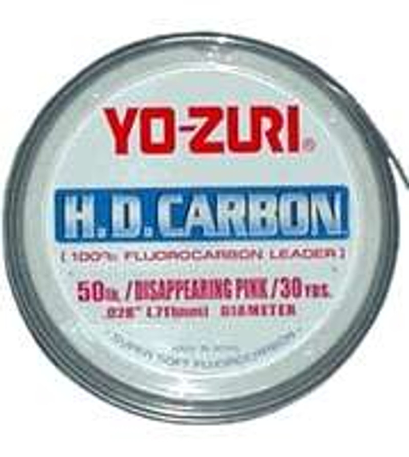 Yo-Zuri Pink Fluorocarbon Leader 100yd Spool - 50lb