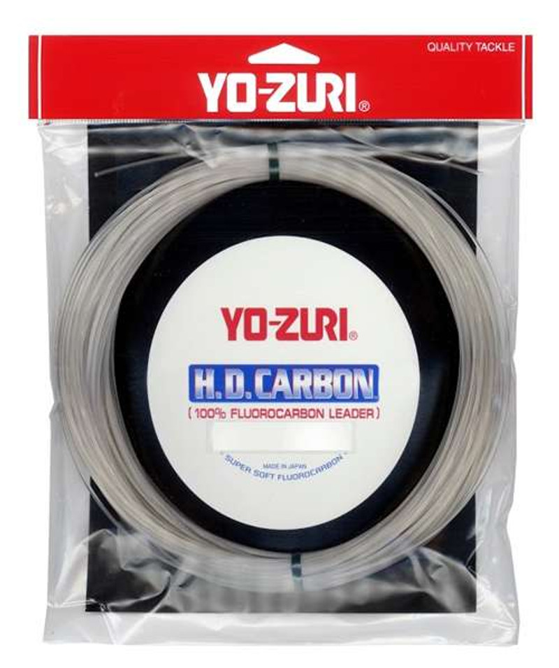 Yo-Zuri H.D. Carbon 100% Fluorocarbon Leader Line, 25lb, 30 Yds