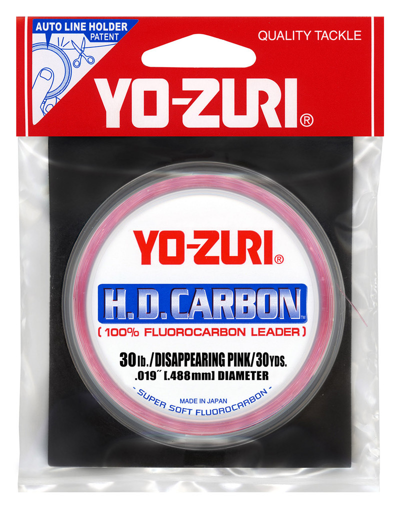 4 PACK YO-ZURI HYBRID Fluorocarbon Fishing Line 12lb/600yd CLEAR