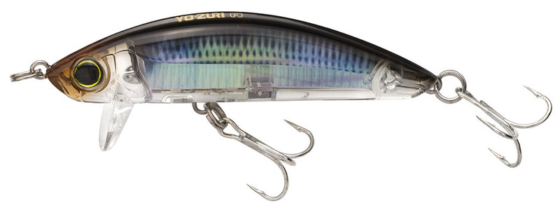 Yo-Zuri R1215 3D Inshore Surface Minnow Lure - Real Mullet - TackleDirect