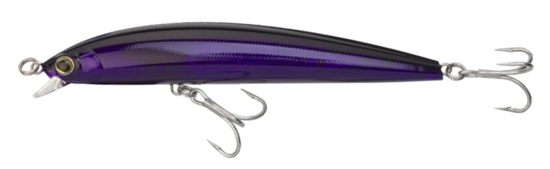 Yo-Zuri R1322 Hydro Minnow LC Lure - Black Purple