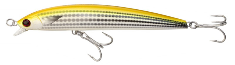 Yo-Zuri Hydro Minnow Long Cast 6 1-1/4oz Floating Hard Bait, Pearl Red  Head 