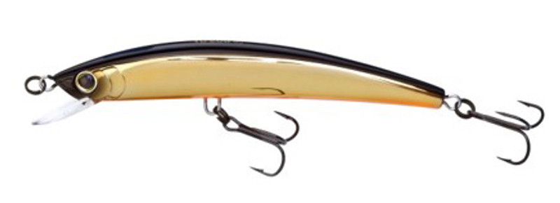 Yo-Zuri R1326 Crystal Minnow Freshwater Lure - Gold Black