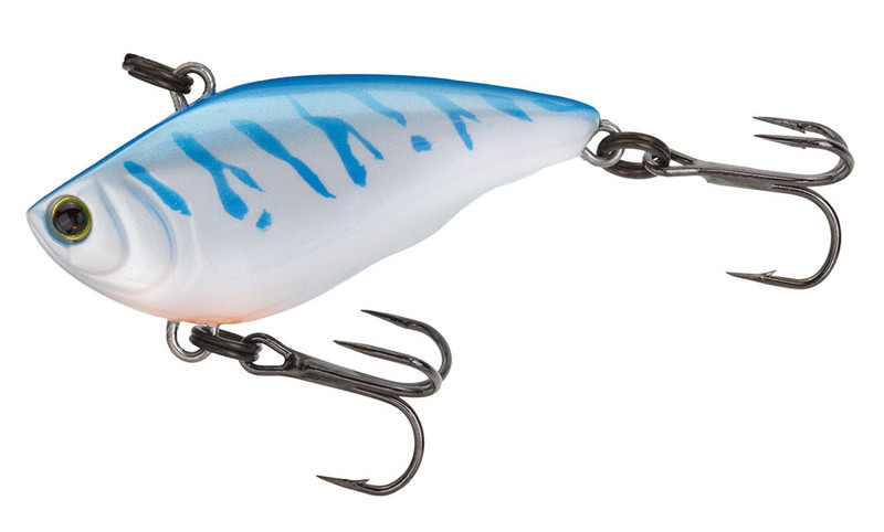 Yo-Zuri R1354 Rattln Vibe Mini Lure - UV Blue Tiger - TackleDirect