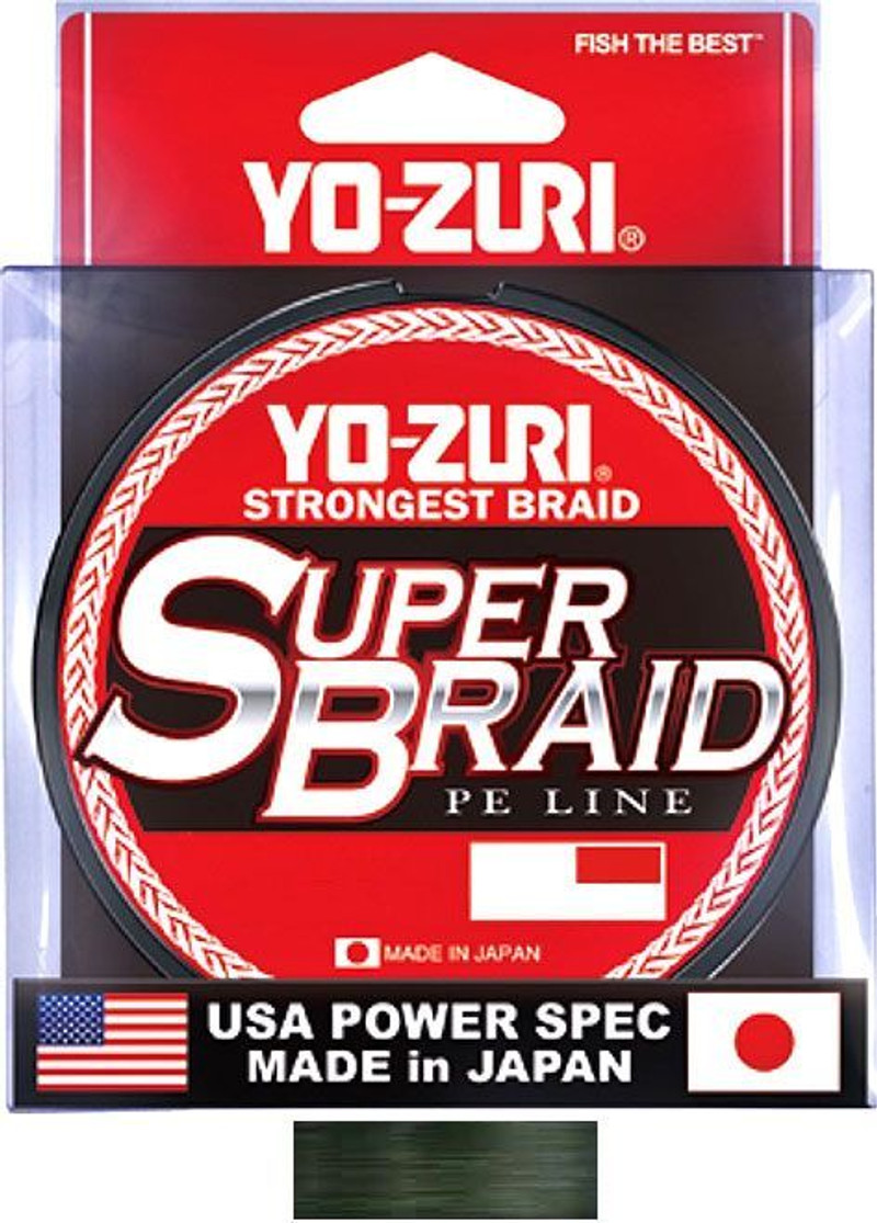 Yo-Zuri Super Braid 300 Yard Spool Dark Green 20lb