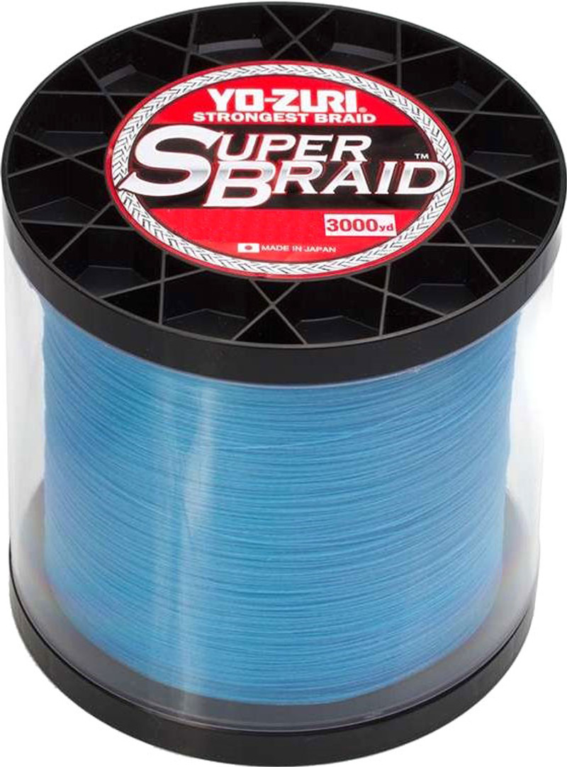 Yo-Zuri SuperBraid PE Line - Blue - 20 lb - 3000 yds - TackleDirect