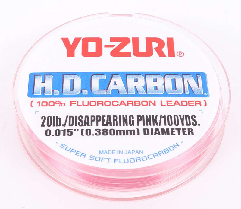 Yo-ZuriHD20LB-DP-100-SPL Fluorocarbon Leader Wrist - TackleDirect