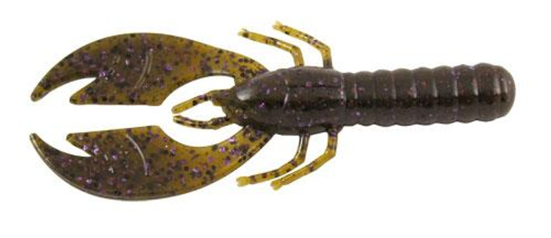 Yum Craw Papi - 3.75in - Green Pumpkin Purple - TackleDirect