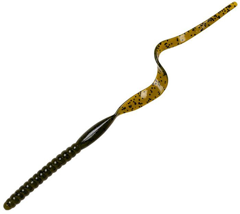 Yum Ribbon Tail Worm - 7.5in - Black/Blue Flake - TackleDirect