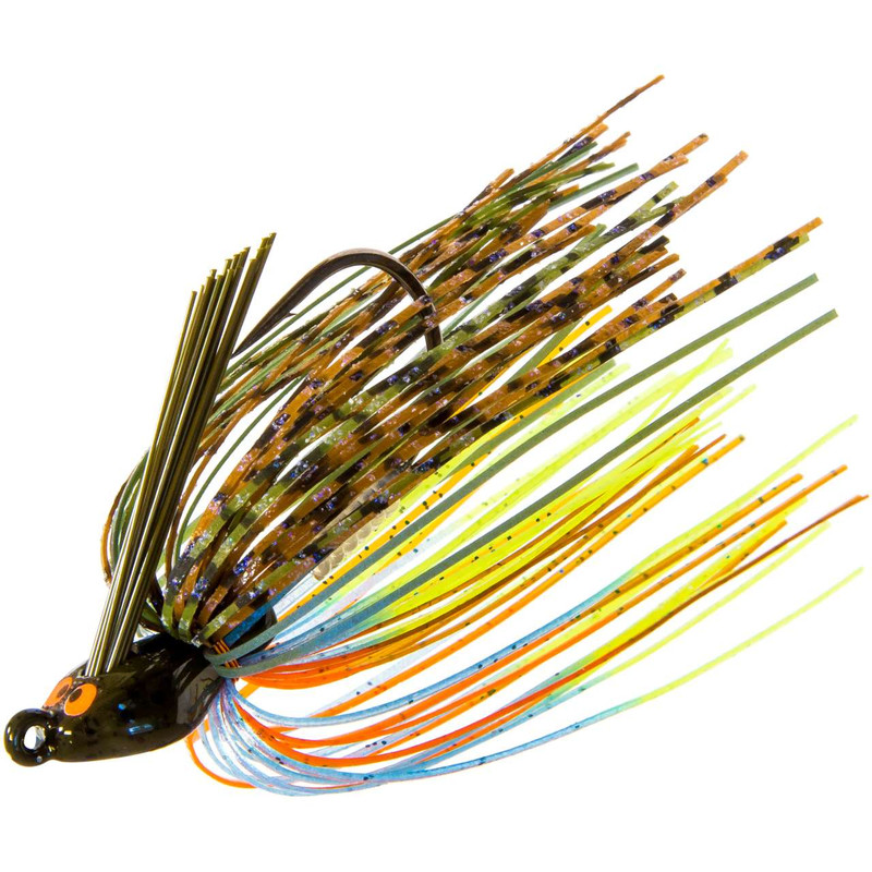 Z-Man CrossEyeZ Snakehead Swim Jig - 3/8oz - Black/Blue