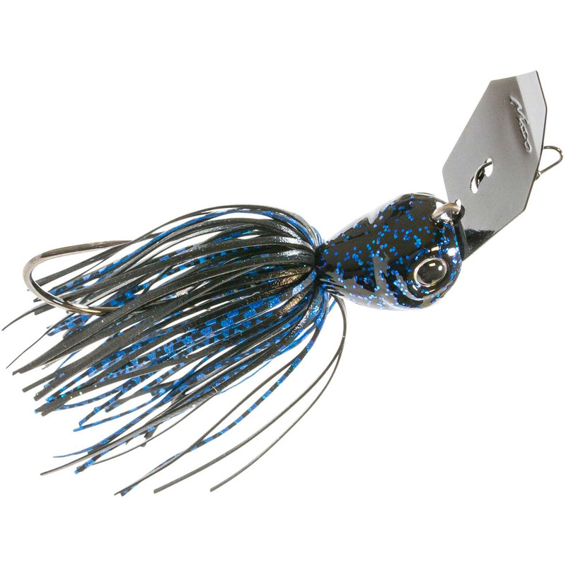 Z-Man Chatterbait Jack Hammer Lure 1.25oz - Black/Blue - TackleDirect