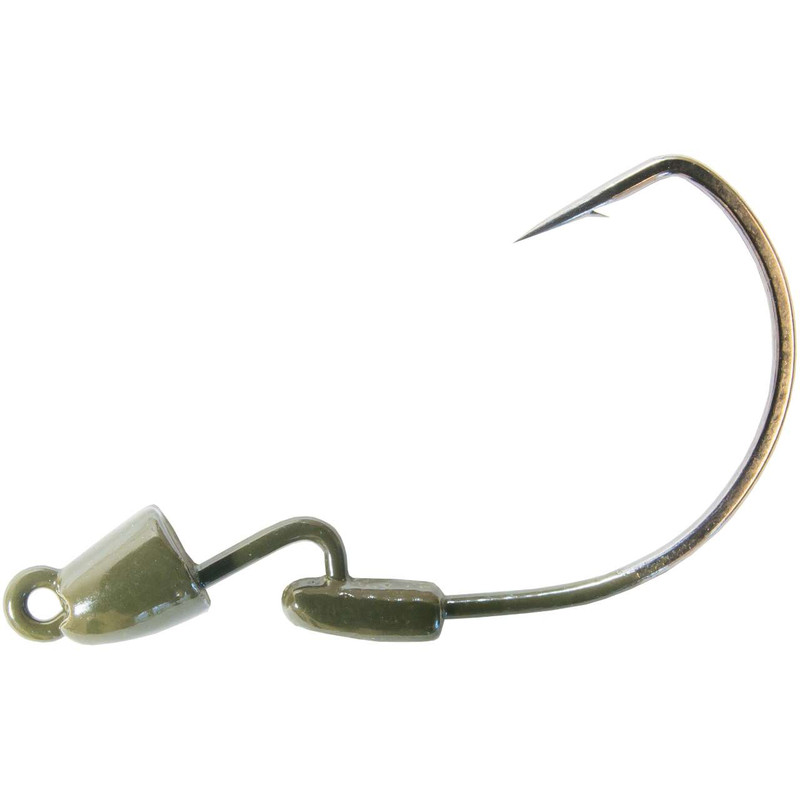 Z-Man, Finesse Bulletz Jighead, Freshwater, 1/10 oz, #1 Hook, Green  Pumpkin, Package of 3, Jigs -  Canada