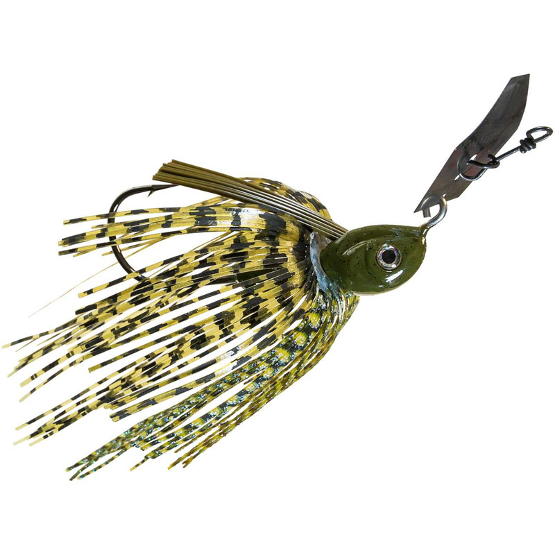 Z-Man Project Z Chatterbait Weedless Lure - 1/2oz - Dark Green Pumpkin -  TackleDirect