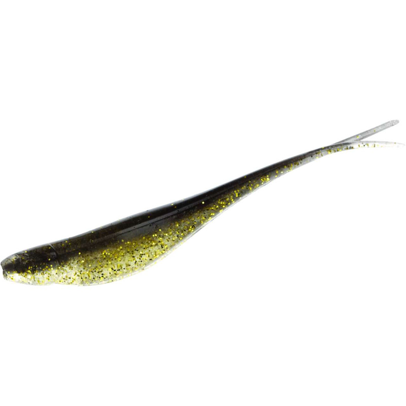 3.75” Jersey Bullfrog fluke, soft plastic bait, bass fishing