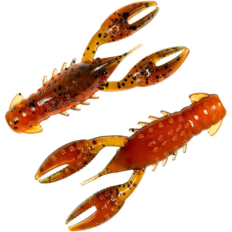 Z-Man TRD CrawZ - Green Pumpkin Orange - TackleDirect