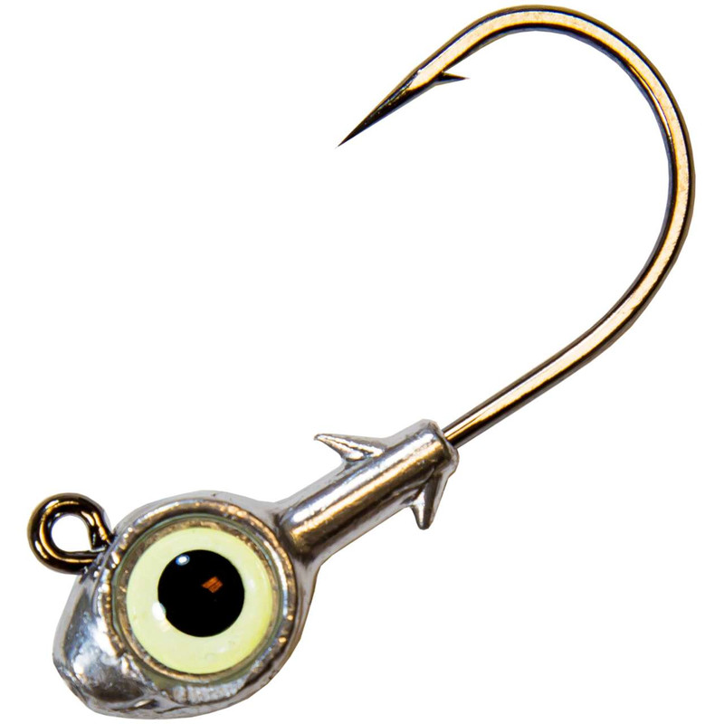 Z-Man Trout Eye Jighead - 1/8oz - Glow - TackleDirect