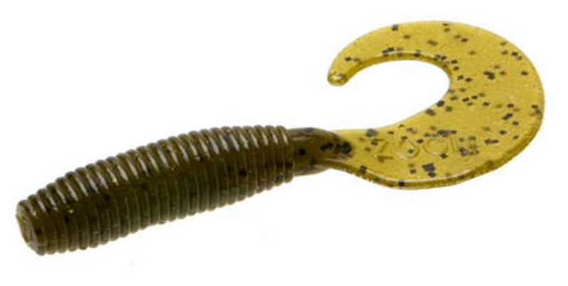 Zoom Fat Albert Grub - 3in - Green Pumpkin - TackleDirect