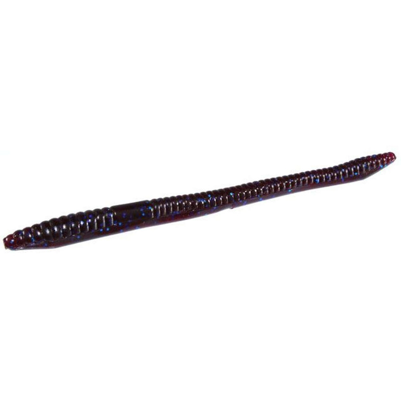 Zoom Finesse Worm Bait 4-1/2in Blue Fleck - TackleDirect