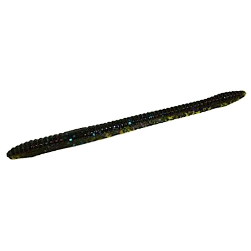 Zoom Finesse Worm Bait 4-1/2in Blueberry Candy - TackleDirect