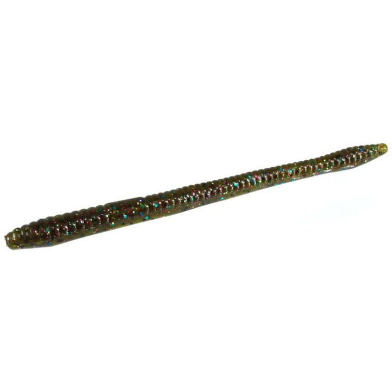 Zoom Finesse Worm Bait 4-1/2in Tilapia Magic - TackleDirect