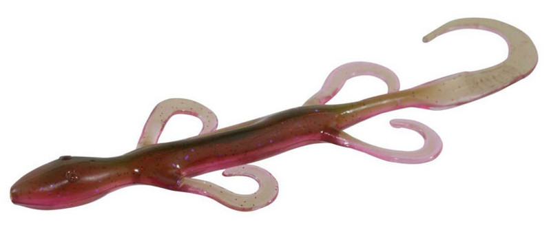 Zoom Lizard Bait - 6in - Raspberry Shad - TackleDirect