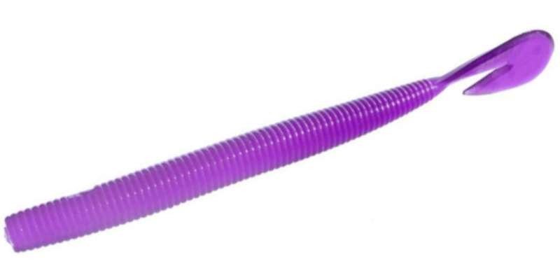 Zoom Mag Ultra-Vibe Speed Worm - 7in - Old Purple - TackleDirect